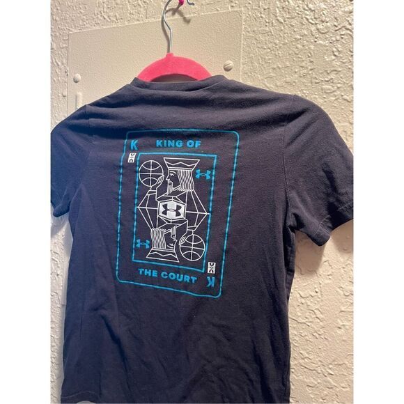 Under Armour Kids King Of The Court Shirt Kids Small - Picture 5 of 6